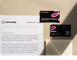 Letter Head , Business Card Design